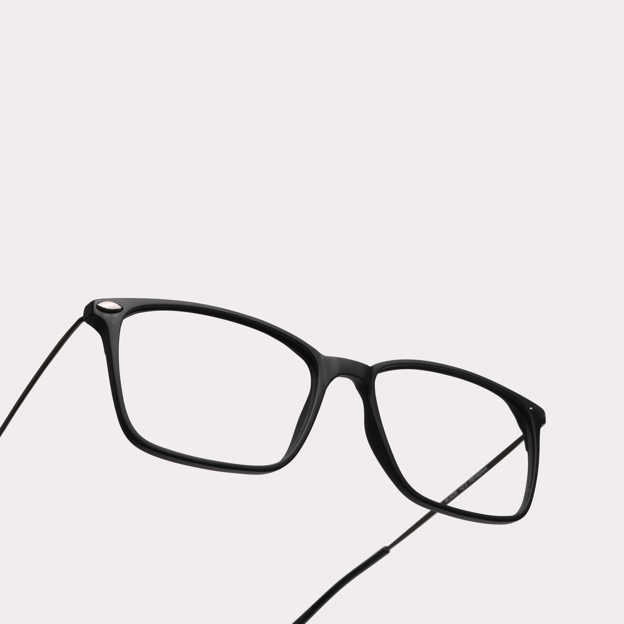 A pair of Bao Black Multi-distance™ reading glasses in a macro view