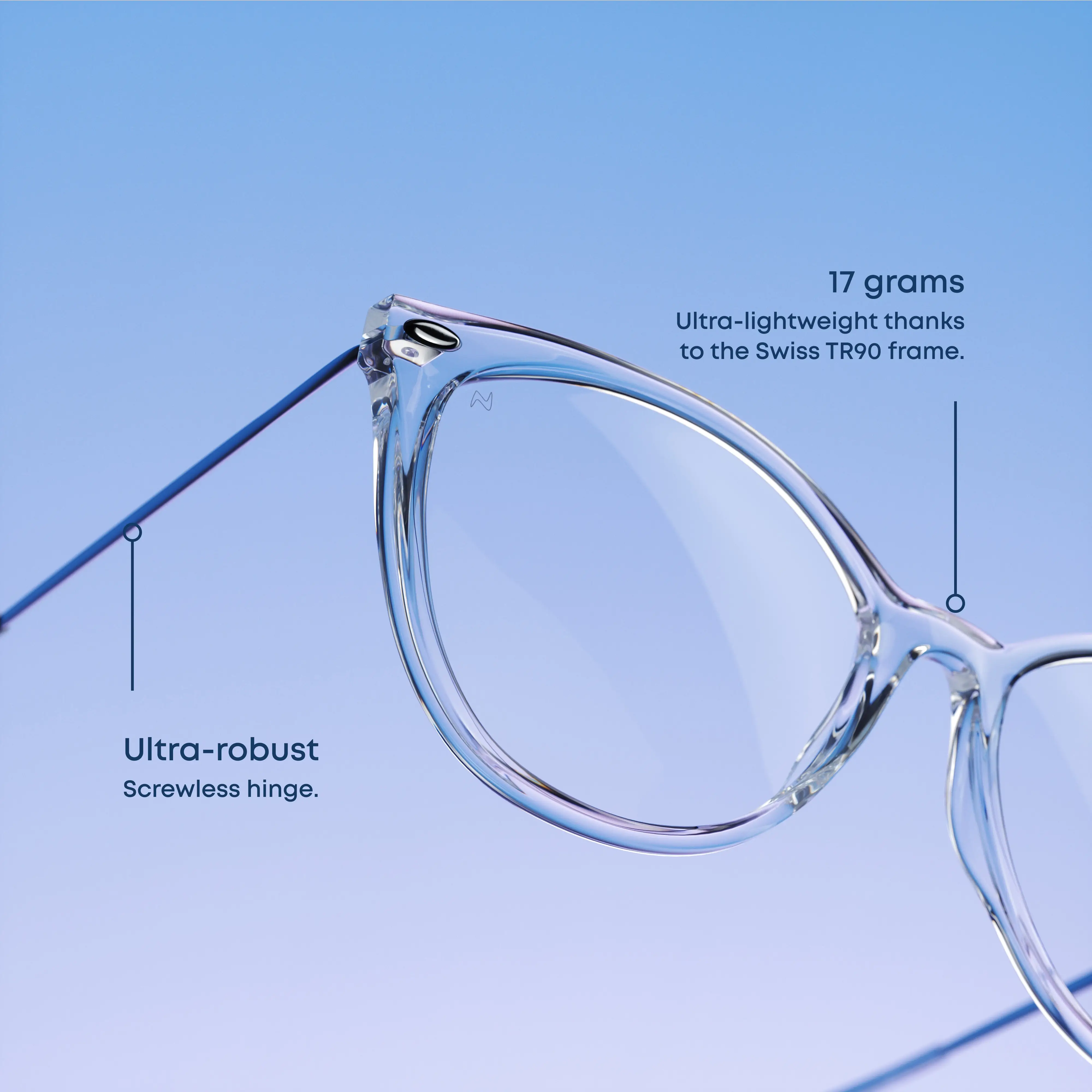 A pair of Bao Black Multi-distance™ reading glasses