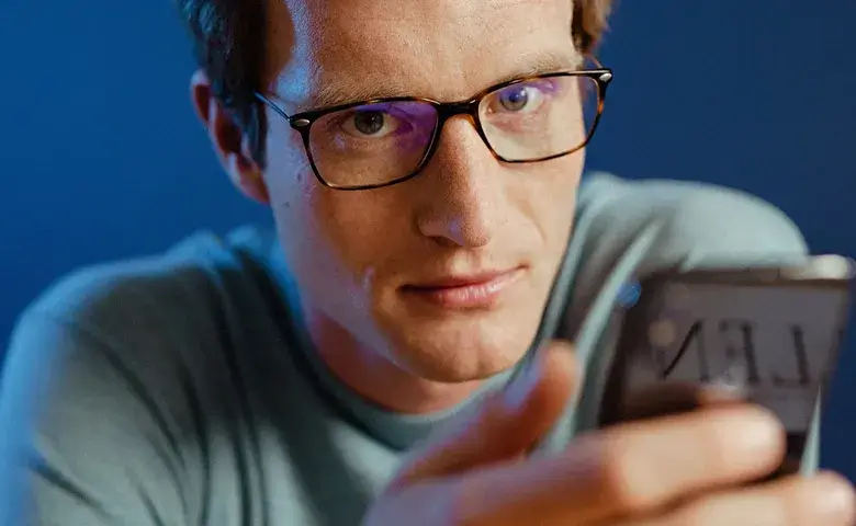 Lesebrille mit Blaulichtfilter